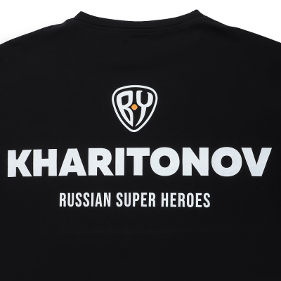 BY KHARITONOV Футболка мужская, хлопок, цвет черный, размер L