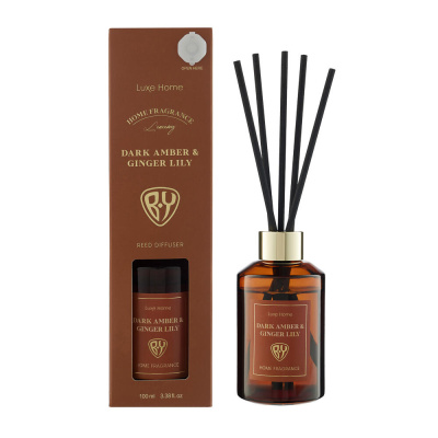 BY Диффузор Luxe Home, 100 мл. White Musk&Warm Vanilla,Black leather,Velvet Rose,Dark Amber