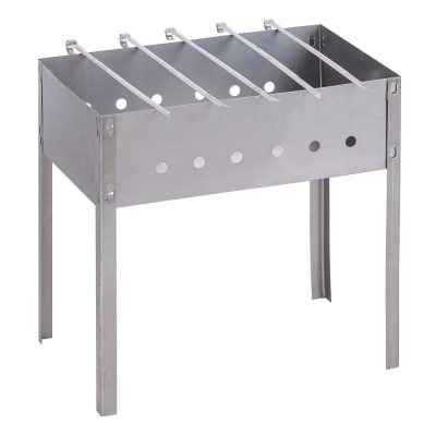 Мангал сборный "Эконом" тм GRILLBOOM, сталь 0,4мм, 35*25*35 см, с шампурами