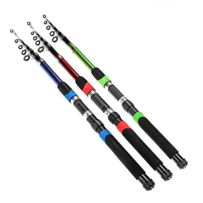 Спиннинг "Найт" тм AZOR FISHING, телескоп., файбергласс, 2,4м, тест 30-60гр