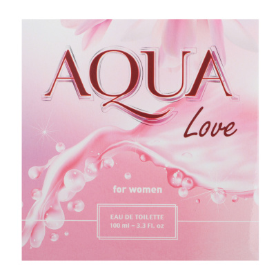 Туалетная вода женская тм Delta Parfum AQUA love, 100 мл