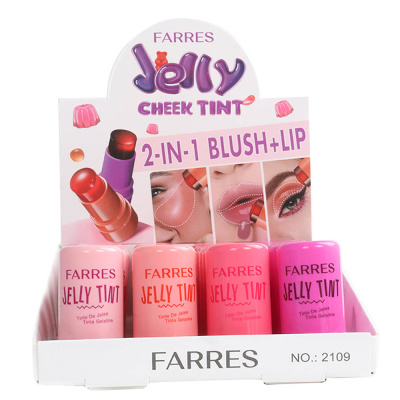 Румяна-желе в стике Jelly Tint 3 в 1 тм Farres 6 г