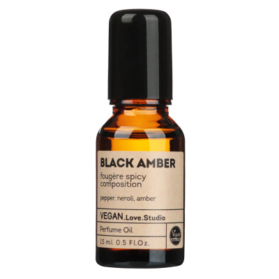 Парфюмерное масло Vegan.Love.Studio, Black Amber, 15 мл