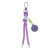 Подвеска аксессуар паракорд с шармом тм ЮL Smile, нейлон, металл, 18 см,  6 цветов, #2
