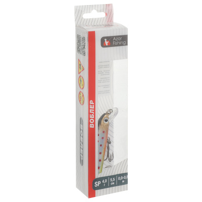 Воблер "Мини Минноу" тм AZOR FISHING, F, 4,0гр, 55мм, 0,0-0,8м, 5 цветов