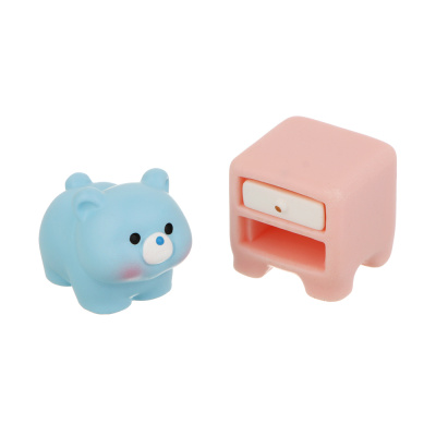 Игрушка сюрприз "Зверушки" с аксессуаром, ИГРОЛЕНД, полистоун, 9х12 см, 10-12 видов