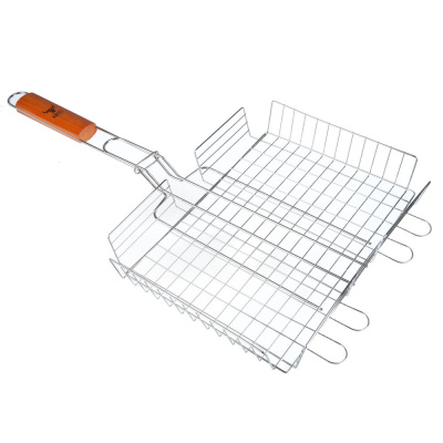 Решетка гриль хром. тм GRILLBOOM, 23x29x6см