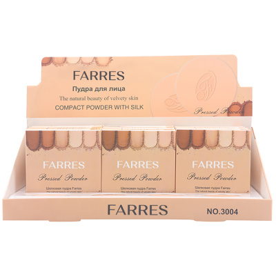 Пудра для лица, шелковая, тм Farres, 13,5 г