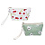 Косметичка трапеция тм ЮL Printemps 22x14,5x6,5 см, ПВХ, 2 дизайна