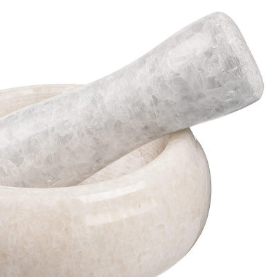 VETTA Ступка с пестиком, 9x4,5см, мрамор, 3 цвета
