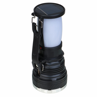 Фонарь прожектор 2-в-1 тм ЕРМАК, аккумуляторный, 24 SMD + 1 Вт LED, шнур 220В, пластик, 17,5x7,5 см