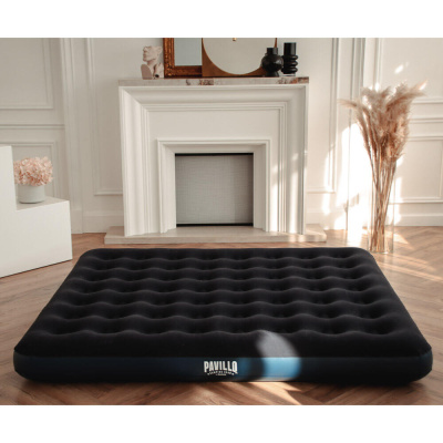 BESTWAY Матрас надувной FLOCKED AIR, 203x183x22см, до 300кг, 67004