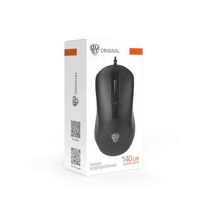Компьютерная мышь проводная BY Link, 4D,тихий клик,800-1600DPI, USB 2.0, кабель 140 см