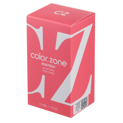 Туалетная вода женская тм UNIQUE color.zone Heartbeat, 50 мл