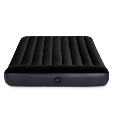 INTEX Матрас надувной PILLOW REST с подголовником, 203x152x25см, до 272кг, 64143