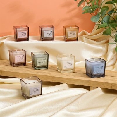 NEW GALAXY Свеча ароматизированная Home Naturals, poetic soul, rosso nobile,leather noir,pear&freesi