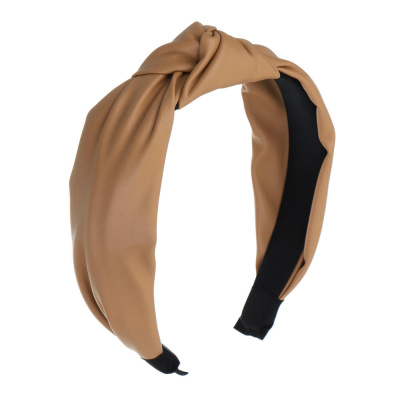 Ободок для волос ЮНИLOOK, 3см, PU, ABS, 3-4 цвета, ACS-66