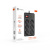 Удлинитель, сетевой фильтр 6 гнезд 3м BY Black, 3*USB, 1*type-C,выкл., 2500Вт,чёрный