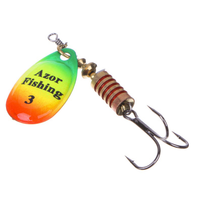 Блесна вращающаяся "Комета" тм AZOR FISHING, №3, 6 гр, 5 цветов