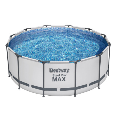 BESTWAY Бассейн каркасный, 366х122см, 10250л, фильтр-насос 58383, тент, лестница, 56420
