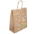 Пакет подарочный тм Fntastic, крафт, 120г, L 24,5x31x10,5см, бумага, 4 дизайна