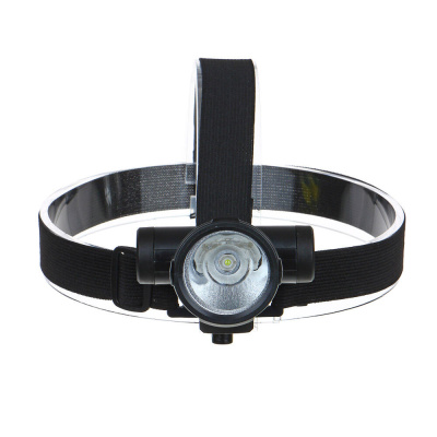 Фонарь налобный тм ЕРМАК, 1 LED, 3 Вт, 8х6х6,2 см, 2 режима, 1200мАч, USB кабель, пластик