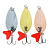 Блесна колеблющаяся "Спун" тм AZOR FISHING, 21 гр., 3 цвета