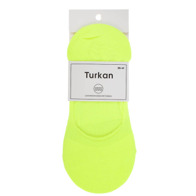 Носки-подследники, тм Turkan, р. 36-41, 90%хлопок, 8% п/а, 2%лайкра, цвета в ас-те, BX8045