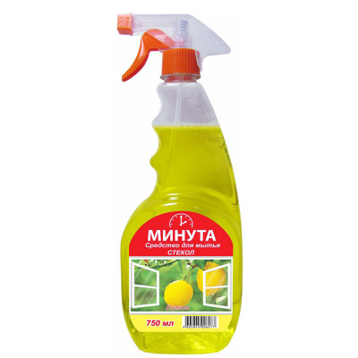 Средство для мытья стекол Минута Лимон 0,75л