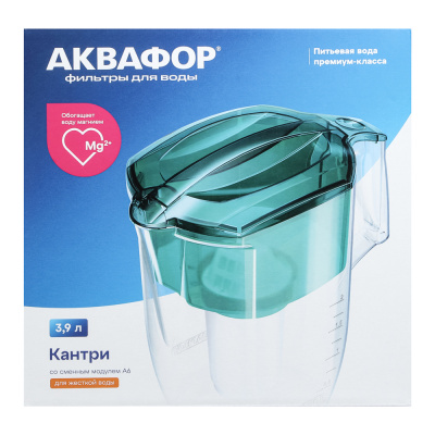 Фильтр-кувшин тм АКВАФОР модель P42A5N/ P42A6N, 3,9л, пластик