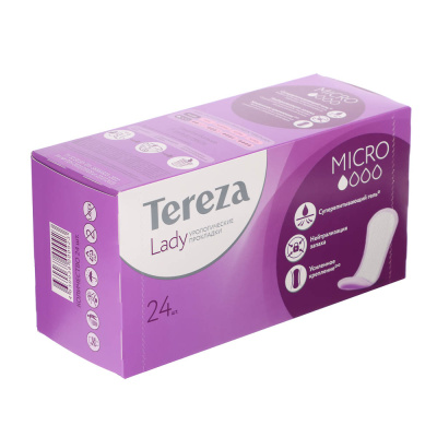 Прокладки урологические TerezaLady Micro, 24шт