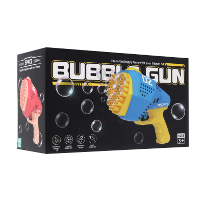 Мыльные пузыри Bazooka, PP, 4хАА, мыл. раствор, 50мл