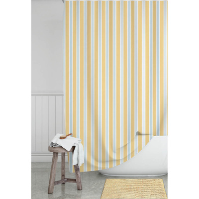Штора для ванной тм VETTA Орра Stripes, полиэстер, 180*180см