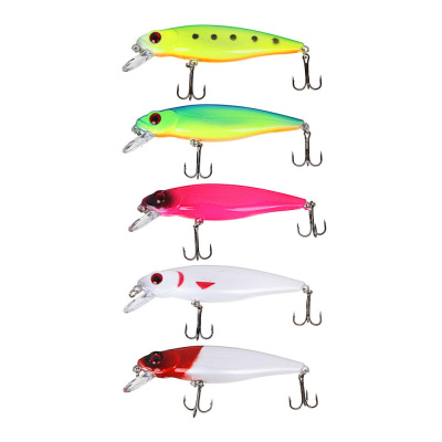 Воблер "Эктив Минноу" тм AZOR FISHING, F, 8,0гр, 85мм, 0,0-1,5м, 5 цветов