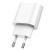 Сетевое зарядное устройство hoco. модель C109A, USB-С PD 20W, цвет: белый