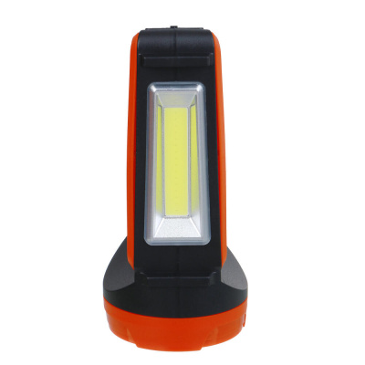 Фонарь прожектор тм ЕРМАК, LED + COB, 6 режимов, 2400мАч, Type-C кабель, 9х9х20см, пластик