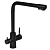 СоюзКран Смеситель для кухни с фильтром для пит. воды, картридж 35мм, нерж. сталь, черный SS01-G132