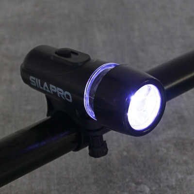 Фонарь велосипедный передний, тм BY SPORT, 3 режима, 5 LED,  4xААА