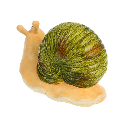 Фигурка садовая "Улитка" тм INBLOOM, 20х10х12см, магнезия