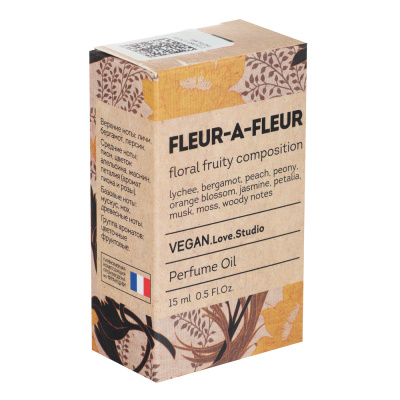 Парфюмерное масло Vegan.Love.Studio, Fleur-a-Fleur, 15 мл