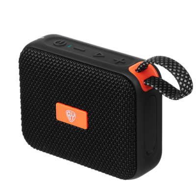 Колонка беспроводная BY WaveX, 8 Вт, 1000мАч,Type-C, microSD, BT5.3, IPX7,ВШГ 10x12x4см, черный