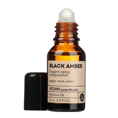 Парфюмерное масло Vegan.Love.Studio, Black Amber, 15 мл