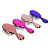 ЮНИLOOK Расческа массажная Глянец, пластик, 13,8х5,6см, 3-4 цвета