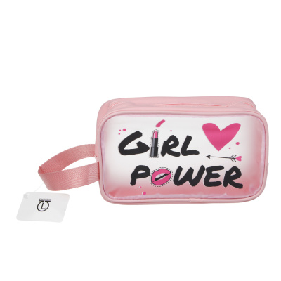 Косметичка банная с боковой ручкой тм ЮL Girl Power, ПУ, ПВХ, 21,5х12,5х8, 3 цвета
