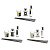 NEW GALAXY Набор Home ароматизатор-диффузор, спрей и свеча, 60, 30мл 50г wood sage,white flower,pear