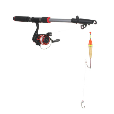 Набор рыболовный тм AZOR FISHING,(Удочка телескоп.,1,8м,тест 10-30 гр,катушка,леска,грузила,бусины)
