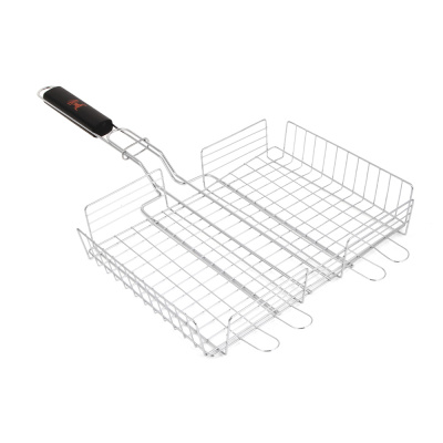 Решетка гриль хром. тм GRILLBOOM, 23x29x6см