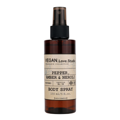 Парфюмированный спрей для тела VEGAN.Love.Studio Pepper, Amber, Neroli, 150 мл