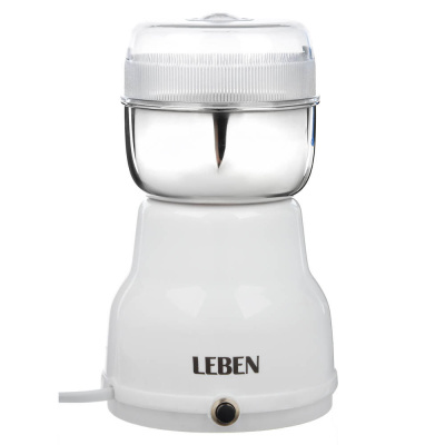 LEBEN Кофемолка, металл, 150Вт, загрузка 50гр