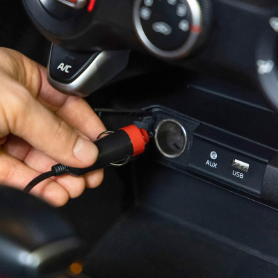 ЕРМАК Пылесос автомобильный, 8 насадок, 2 режима работы, 6000Па, зарядка от USB